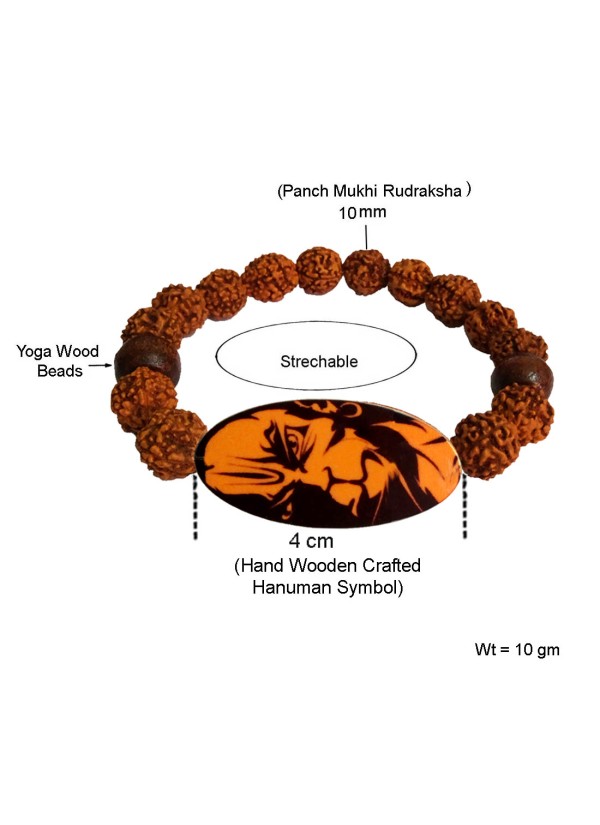 Bajrang Bali Hanuman Bracelet By Menjewell